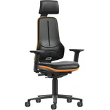 bimos Arbeitsstuhl Kunstleder Orange