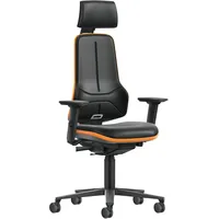 bimos Arbeitsstuhl Kunstleder Orange