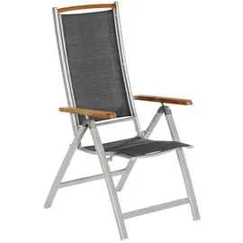 Merxx Siena Klappsessel 120 x 60 x 74 cm schwarz