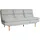 MCW Schlafcouch Stoff 2-Sitzer Mint-Grau