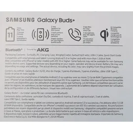 Samsung Galaxy Buds+ weiß