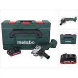 Metabo W 18 L BL 9-125 Akku Winkelschleifer 18 V 125 mm Brushless + 1x Akku 4,0 Ah + metaBOX - ohne Ladegerät