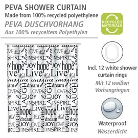 Wenko Duschvorhang Live 180 x 200 cm mehrfarbig