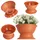 Kadax Blumenschale Ø 13 cm Terrakotta