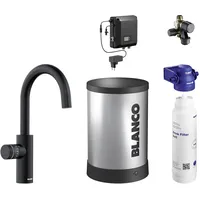 Blanco Evol Mono Hot & Filter Set schwarz matt 526637