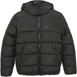 Outdoorjacke S.OLIVER JUNIOR Gr. S (134/140), schwarz Jungen Jacken mit Kapuze