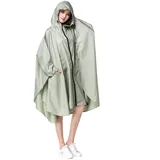 Wetry - Wasserdichter Regenponcho für Damen, Notfallregenmantel mit Kapuze für Freizeitaktivitäten im Freien, Festivals, Camping, Wandern - Einheitsgröße