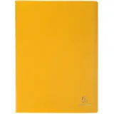Exacompta Sichtmappe aus weichem PP 300μ mit 10 gekörnten Hüllen, blickdicht, A4