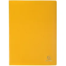Exacompta Sichtmappe aus weichem PP 300μ mit 10 gekörnten Hüllen, blickdicht, A4
