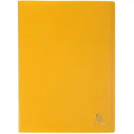 Exacompta Sichtmappe aus weichem PP 300μ mit 10 gekörnten Hüllen, blickdicht, A4