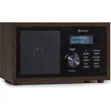 Auna Ambient DAB+/FM Radio BT 5.0 AUX-In LC-Display Wecker Eieruhr