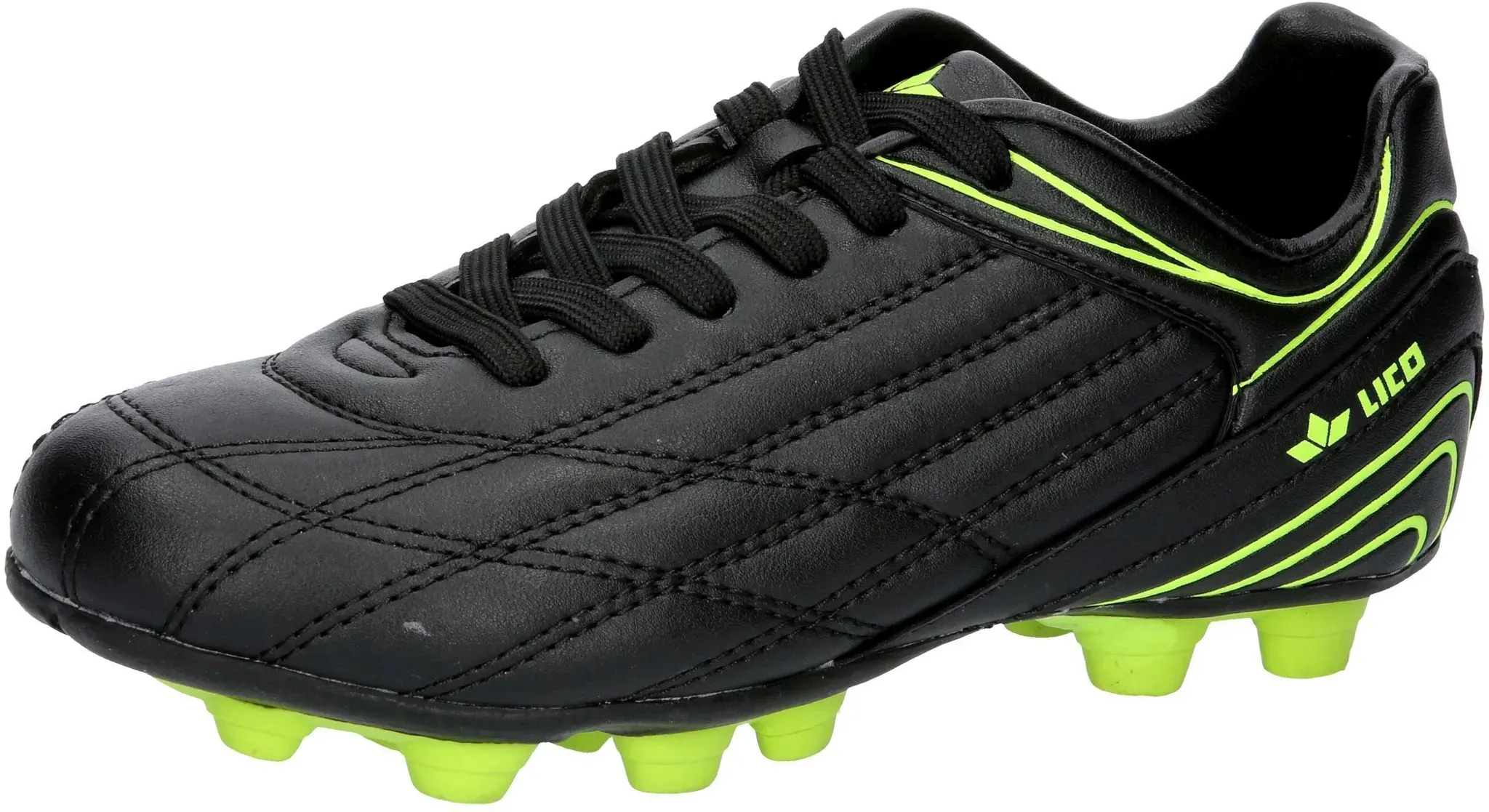 Fußballschuh LICO "Fußballschuhe Soccer Champ", Herren, Gr. 35, schwarz, Synthetik, Schuhe Fußballschuh