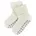 Haussocken Cotton mit rutschhemmendem Noppendruck Größe 80-92 in Weiß off-white 2040