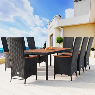 CASARIA Verona Premium Set 9-tlg. schwarz