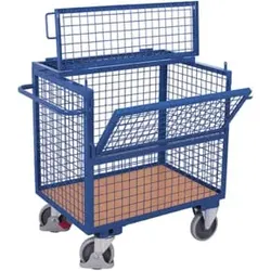 VARIOfit Drahtkastenwagen mit Deckel fest verschweißt 975 x 680 mm