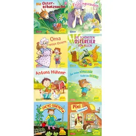 Carlsen Verlag Pixi-Box 294: Der Frühling ist da bei Pixi (8x8 Exemplare), 64 Teile, Kinderbücher von diverse