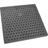 SEZAM Gussrost mit Löchern Ofenrost Ascherost Gußrost Kaminrost passend Kaminofen Tafelrost Rost Ofengitter Feuerrost Kohlerost Eckrost verschiedene Abmessungen (31 x 31 cm)