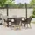vidaXL Garten Essgruppe 5-tlg. Grau