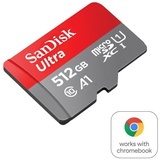 SanDisk Ultra microSD + SD-Adapter UHS-I U1 A1 150 MB/s 512 GB