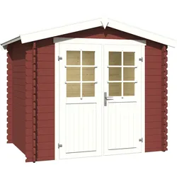 Gartenhaus LASITA MAJA "INGO 175", rot (schwedenrot), ohne Fußboden, ohne Dacheindeckung, Holz, Gartenhäuser