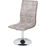 MCW Esszimmerstuhl C41 2er-Set Vintage Kieselgrau Stoff/Textil