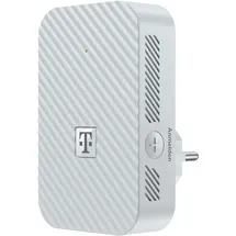 Telekom Speedport 7 Repeater I Wi-Fi 7 fähiger WLAN-Verstärker für Speedport 7 Router I 6.400 Mbit/s, Mesh-Technologie, erweiterbar I Ideal für TV in UHD & 4K I Plug & Play per WPS, LAN-Anschluss
