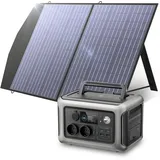 Solar Generator Portable Power Station With 100 W Solar Panel Mobile Power Supply For Garden, Travel, Camping, Motorhome Allpowers