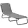 modfu Sonnenliege 188 x 56 x 28 cm Grau
