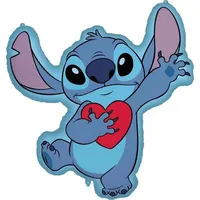 Procos Folienballon Disney Stitch: mit Herz blau 75x86cm