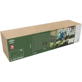 Umbro Fußballtor Weiß 300 x 205 x 120 cm