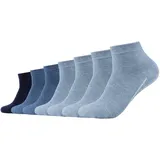 CAMANO ca-soft Sneakersocken 7er Pack Blau 43-46