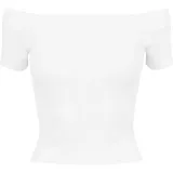 URBAN CLASSICS Damen T-Shirt Weiß L