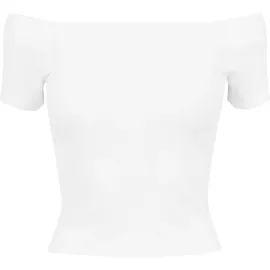 URBAN CLASSICS Damen T-Shirt Weiß L