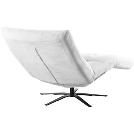 KAWOLA Relaxliege LETICIA Feincord 0 x 0 x 0 cm Weiß mit Nackenkissen