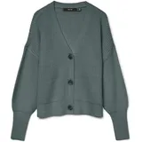 Vero Moda VMLEA LS V-Neck Cuff Cardigan Balsam Grün XS