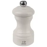 Peugeot Pfeffermühle Bistro 10 cm - Klassische Mahlgradeinstellung - Aus Holz mit PEFC-Siegel - Elfenbeinfarben lackiert