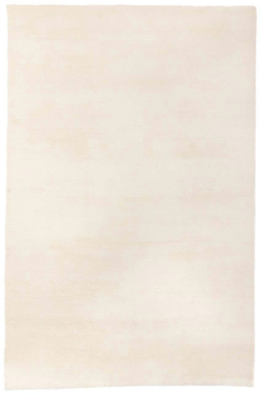 Morgenland Berber Teppich - Fluffy - weiß - 90 x 60 cm - rechteckig