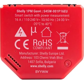 Shelly 1PM Gen4 Funk-Schalter