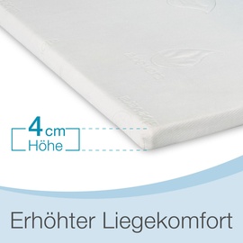 Bestschlaf Gelschaum-Topper, 4 cm dick, 200x200 cm