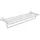 Brillantbad WHITE Handtuchablage Messing Weiß 550x120x265 mm für Bad & Küche >> zum Bohren