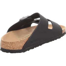 Birkenstock Arizona Vegan Birko-Flor Nubuk schmal schwarz 38