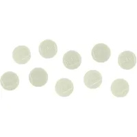 NOBO Magnete für magnetisches Whiteboards, 10 Stück, 38 mm Weiß,