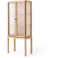 Audo - Curiosity Vitrine H 168 cm, Eiche natur