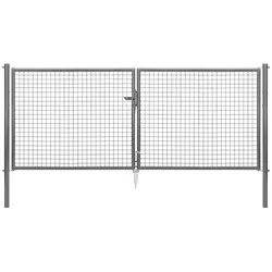 Gust. Alberts GmbH & Co. KG Gartentor zweiflügelig anthrazit RAL 7016, 1.250 mm