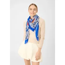 Codello X Peanuts leichtes Baumwolltuch mit Peanuts-Motiven, Blau-Mehrfarbig - Breit