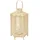 ECD Germany Laterne H60 cm Glas Beige