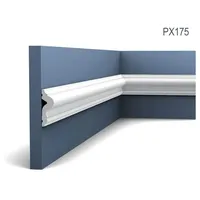 Orac Decor PX175 axxent Zierleiste Stuckleiste Modernes Design weiß
