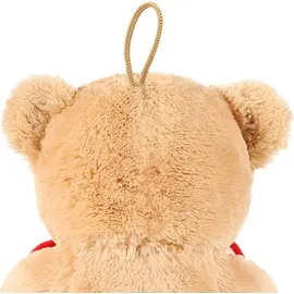 Brubaker Teddy Plüschbär mit Herz Rot - Ich hab Dich lieb - 25 cm - Teddybär Plüschteddy Kuscheltier Schmusetier - Stofftier Braun Hellbraun