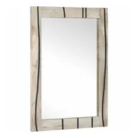 VidaXL Badezimmer Spiegel mit Spiegel Braun, Silber 50 x