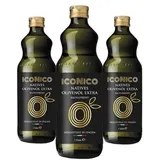 ICONICO INTENSIV 100% Italiano Natives Olivenöl EXTRA aus Apulien - 3x1 Liter